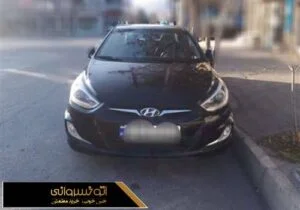 عکس جلوی هیوندای اکسنت