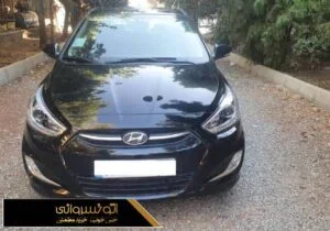 عکس جلوی هیوندای اکسنت